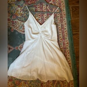 white abercrombie mini dress